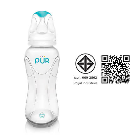 ขวดนม PUR ADVANCED SLIM NECK ขนาด 8 ออนซ์/250 มล._4